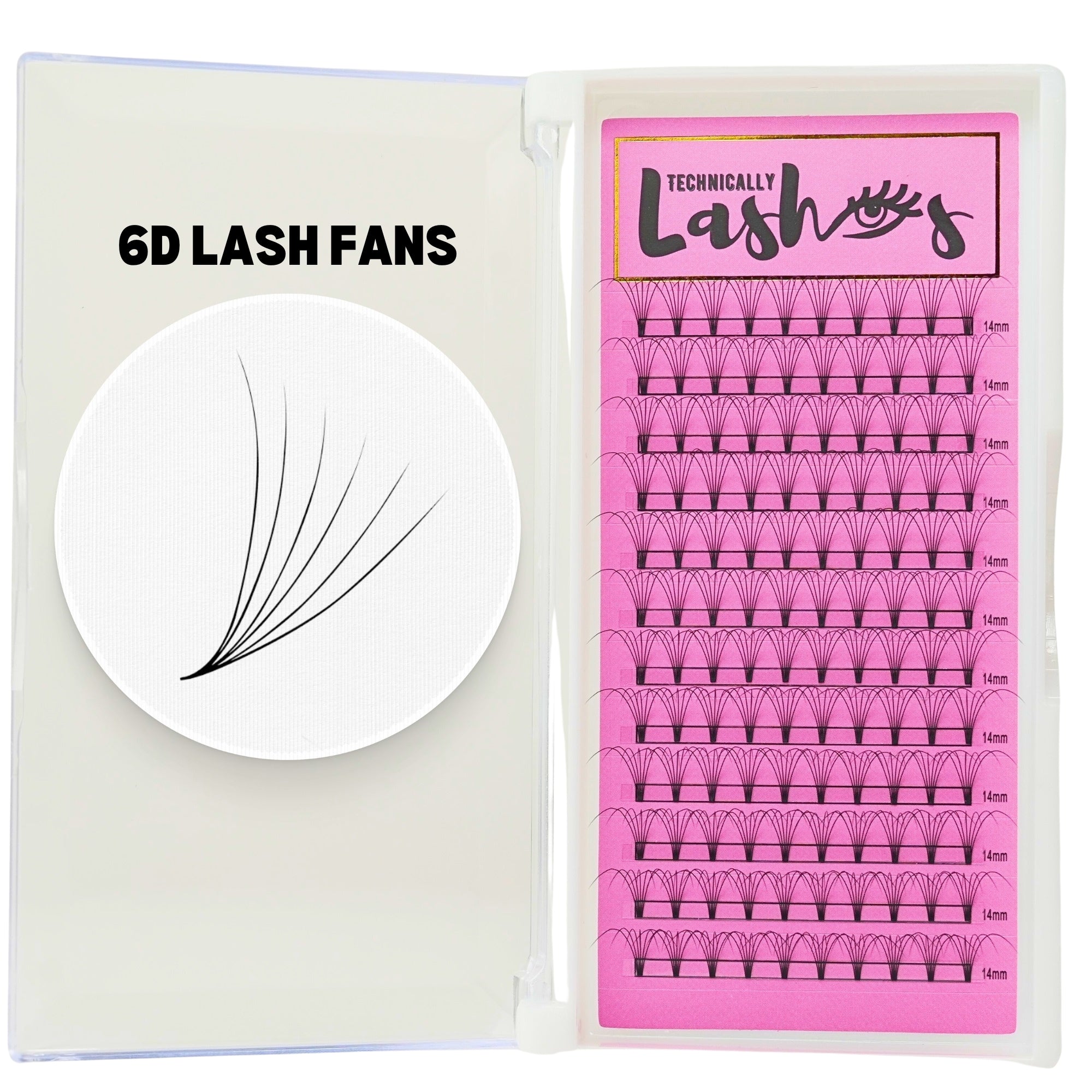 6D Premade Lash Fans (0.10mm volume)