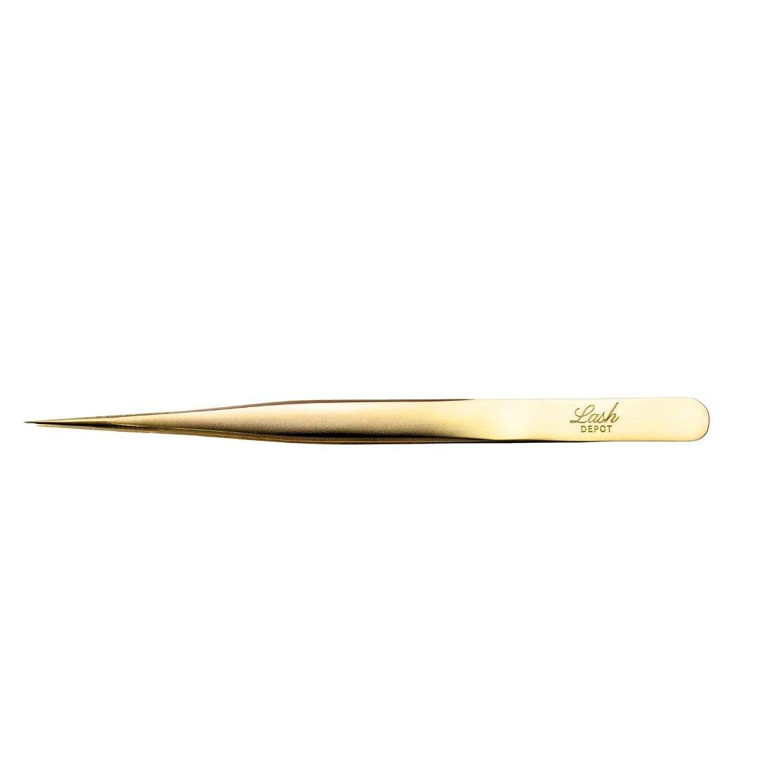 Lash Depot Gold Tweezers V1