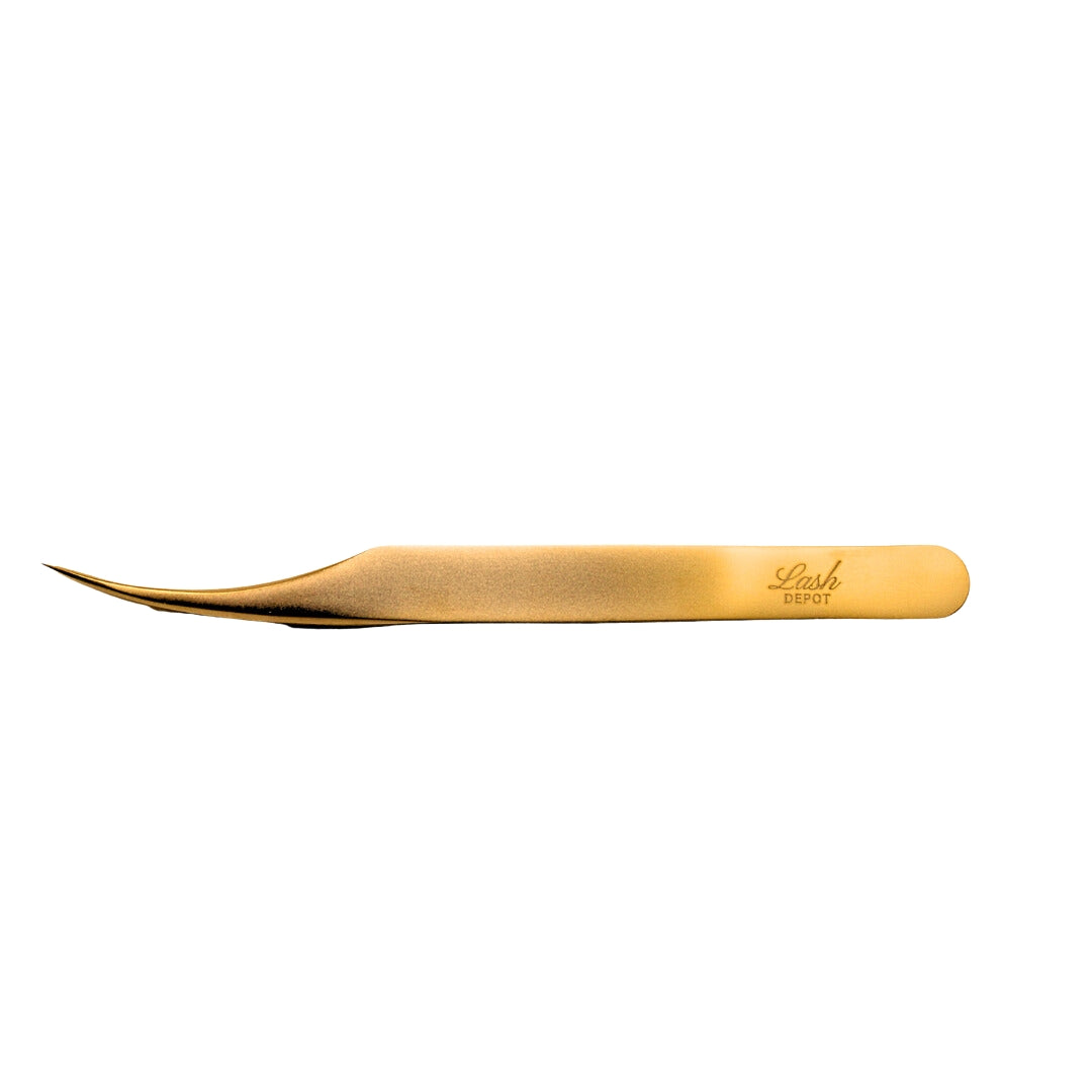 Lash Depot Gold Tweezers V3